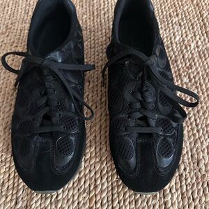 Coach Black Mesh Athletic Shoes